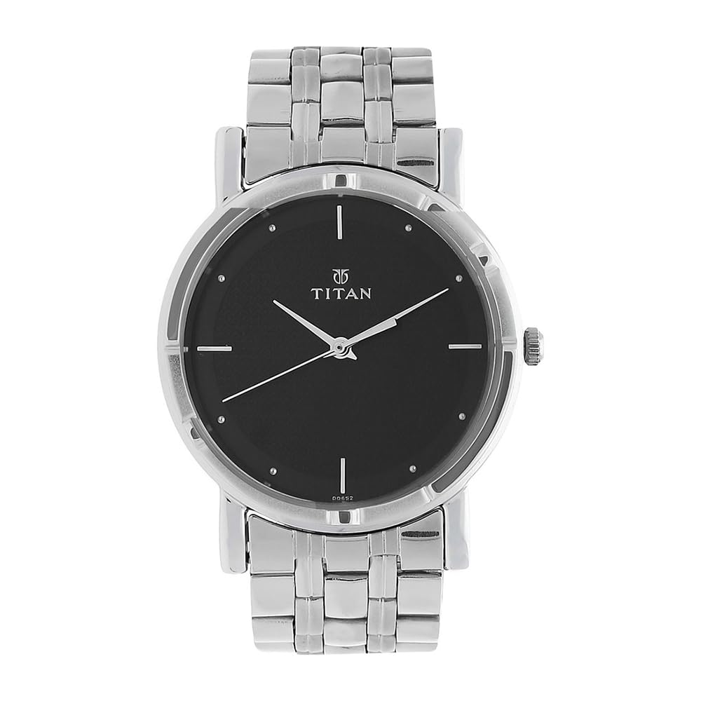 Titan Karishma Analog Black Dial Men's Watch -NM1639SM02 / NL1639SM02