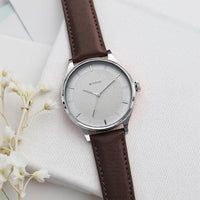 Titan Men's Classic Watch: Gradient Dial & Sleek Markings with Leather Strap-NS1802SL13 - Image 2