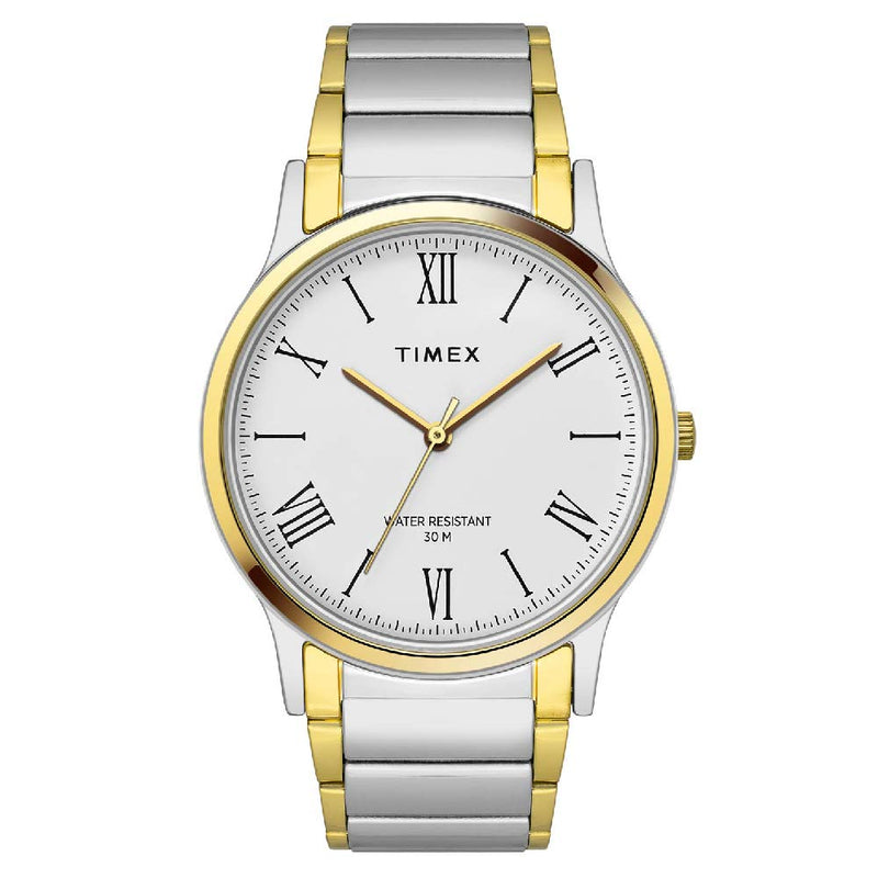TIMEX Classics Analog Watch for Men with Round Dial & Water Resistant Man's Wrist Watches